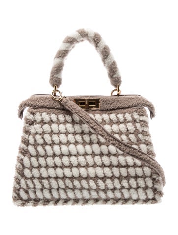 Fendi Shearling Peekaboo Small 2023