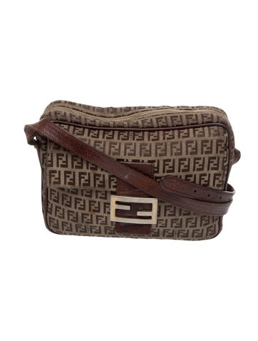 Fendi Zucchino FF Messenger Bag