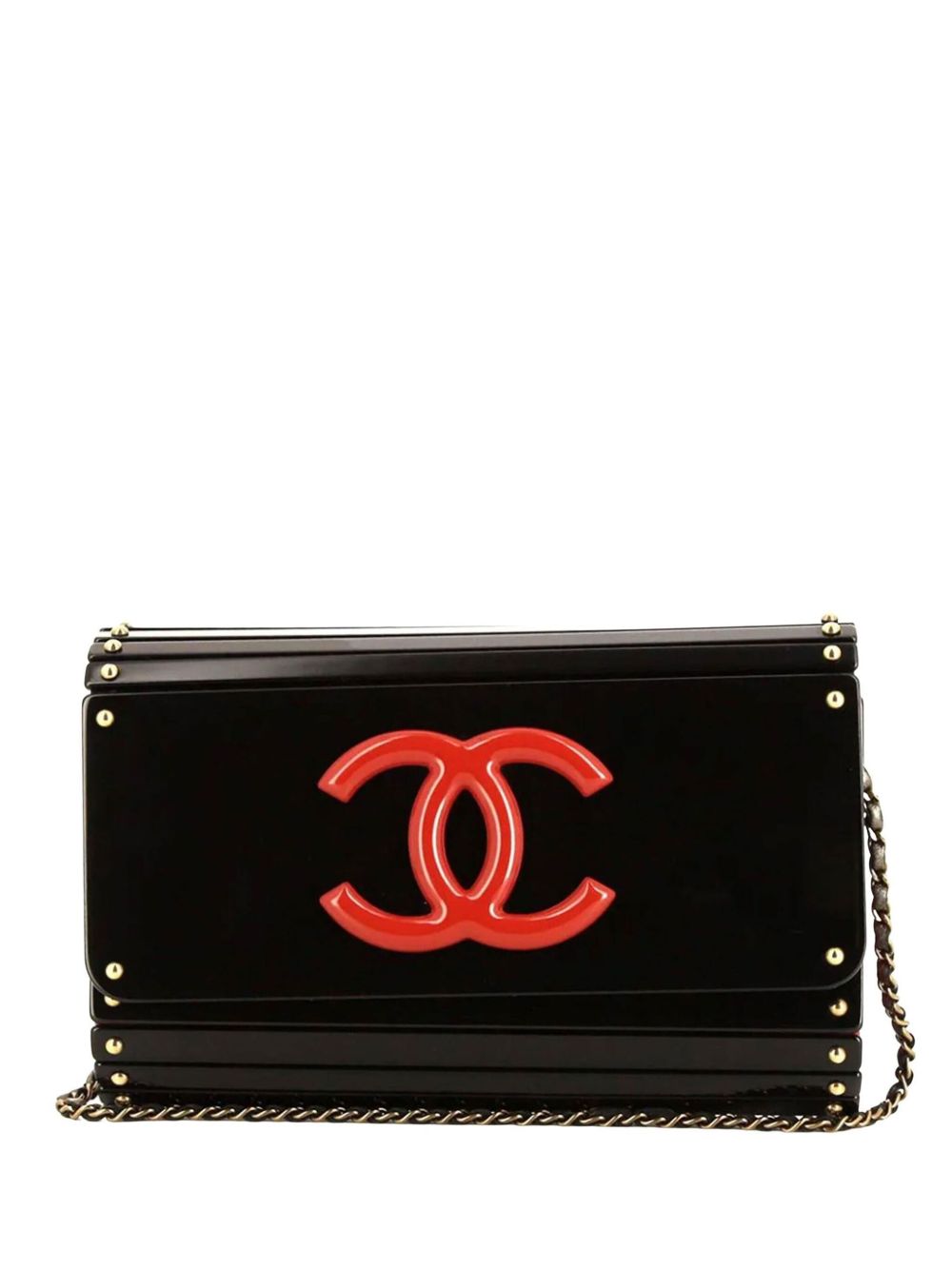 2009 CC acetate shoulder bag