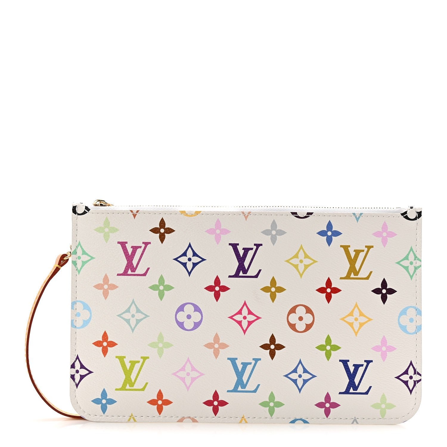 Louis Vuitton LV X TM Monogram Multicolor Neverfull Pochette White
