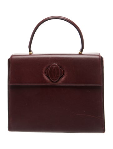 Leather Top Handle Bag