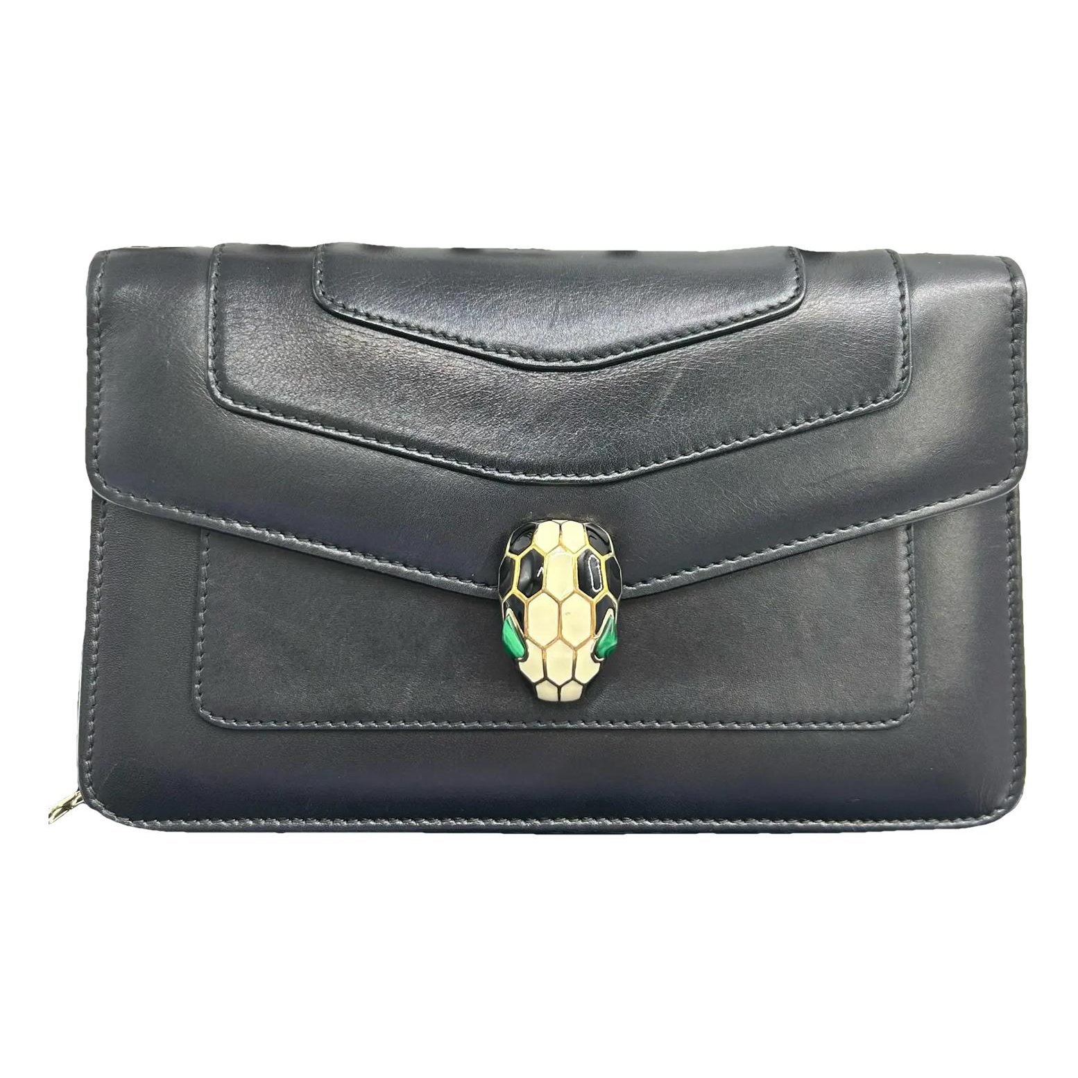 Serpenti leather crossbody bag