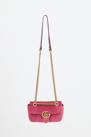 Velvet Small GG Marmont Bag