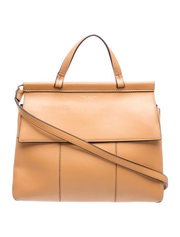 Leather Top Handle Bag