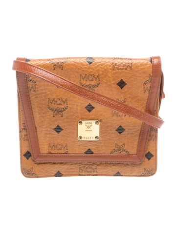 MCM Leather Messenger Bag Vintage