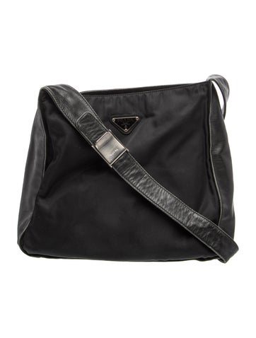 Prada Tessuto Nylon Shoulder Bag Vintage