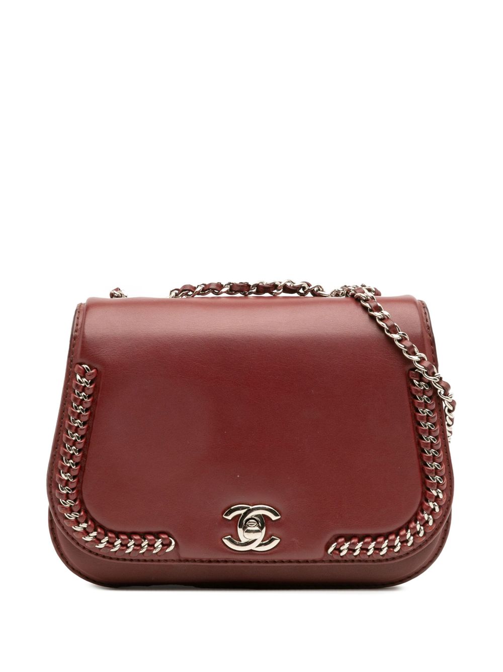 2016-2017 Small Calfskin Braided Chic Flap shoulder bag