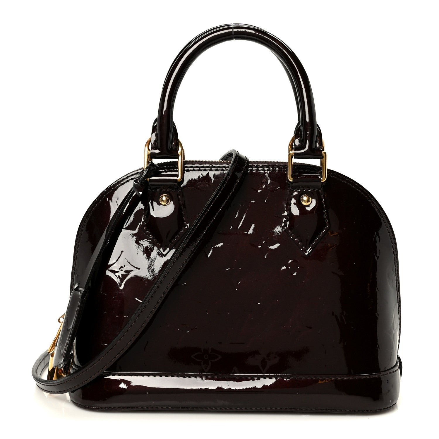 Louis Vuitton Vernis Alma BB Amarante