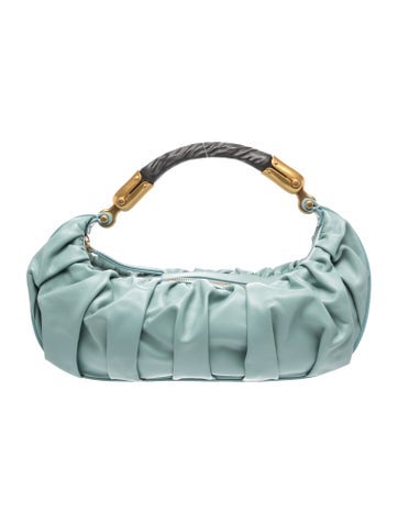 Balmain Leather Top Handle Bag