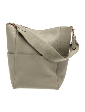 Leather Seau Sangle Medium Vintage