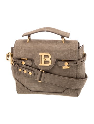 Suede taupe B-Buzz 23 shoulder bag Small