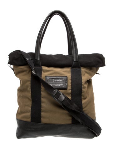Balenciaga Canvas Top Handle Bag