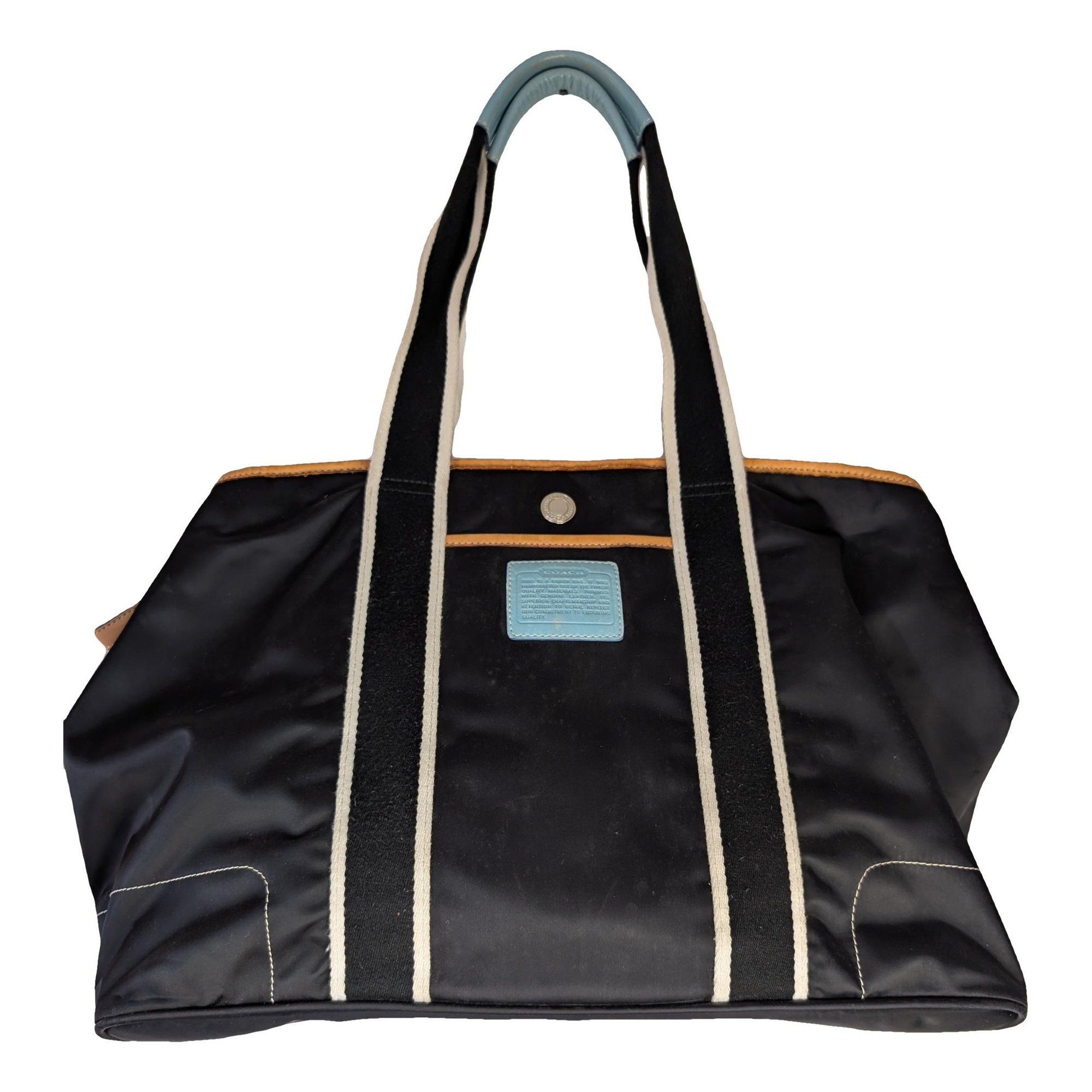 Leather tote