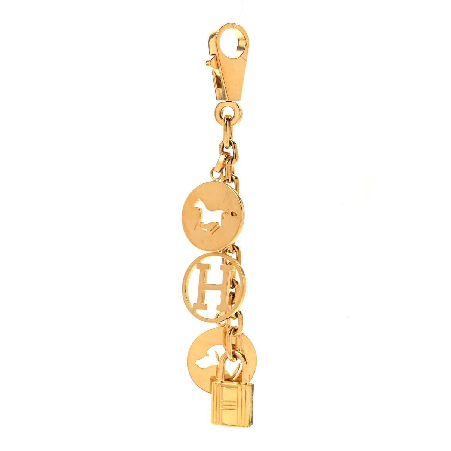 Hermes Breloque Bag Charm Gold