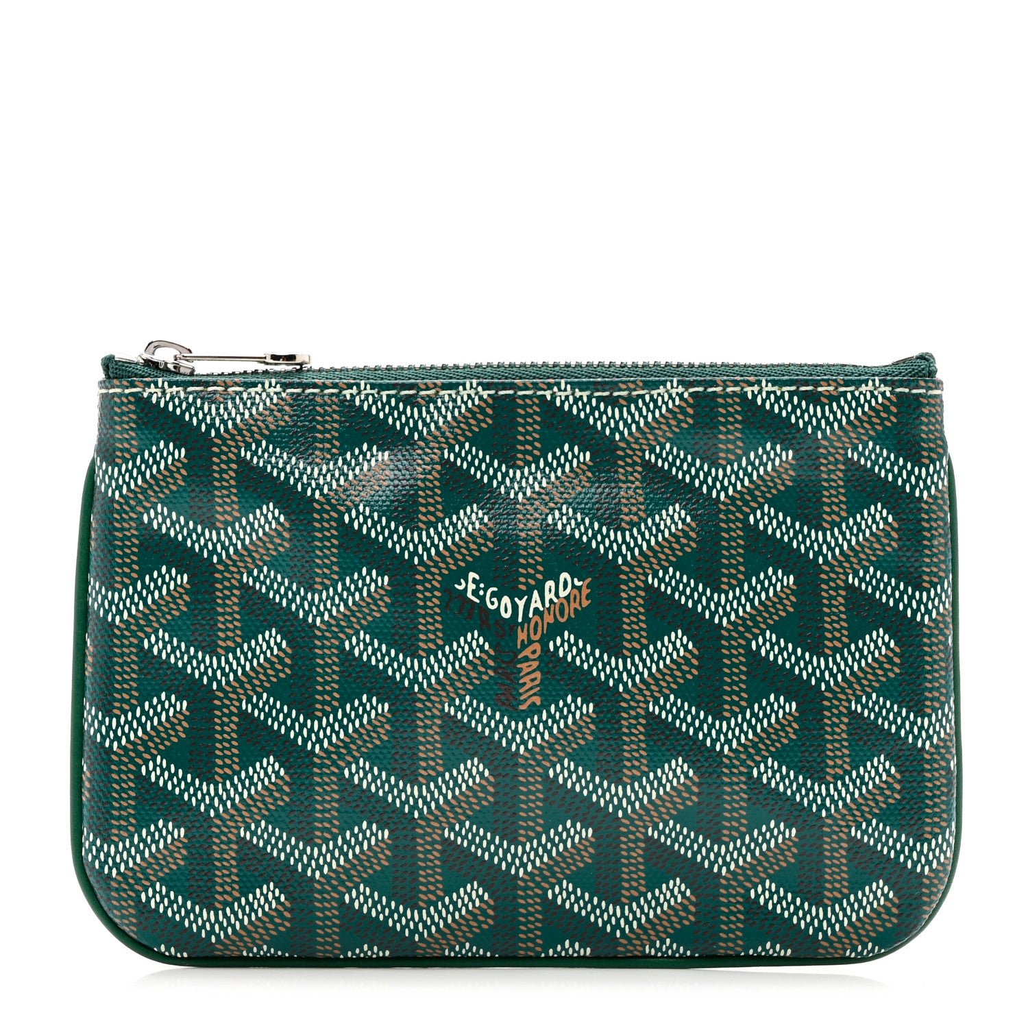 Goyard Goyardine Mini Senat Pochette Green