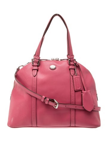Coach Leather Top Handle Bag