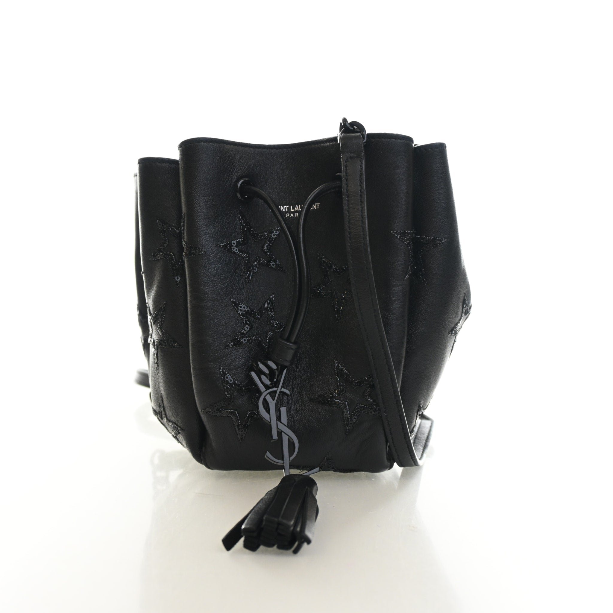 Saint Laurent Mini Calfskin Emmanuelle Bucket Bag