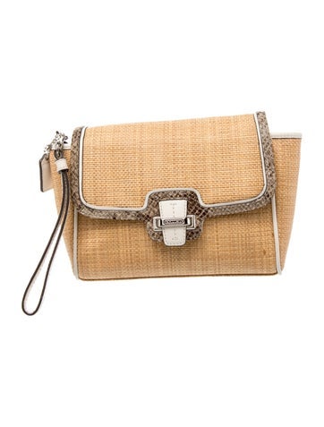 Straw Top Handle Bag