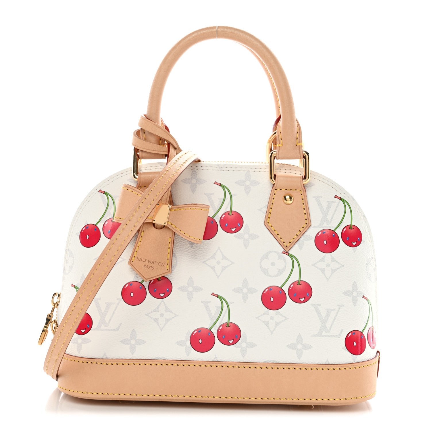Louis Vuitton Louis Vuitton LV X TM Monogram Cerises Alma BB White