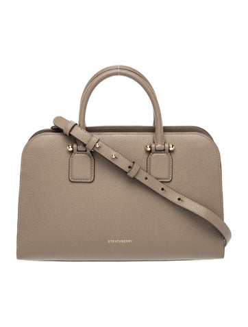Strathberry Leather Top Handle Bag