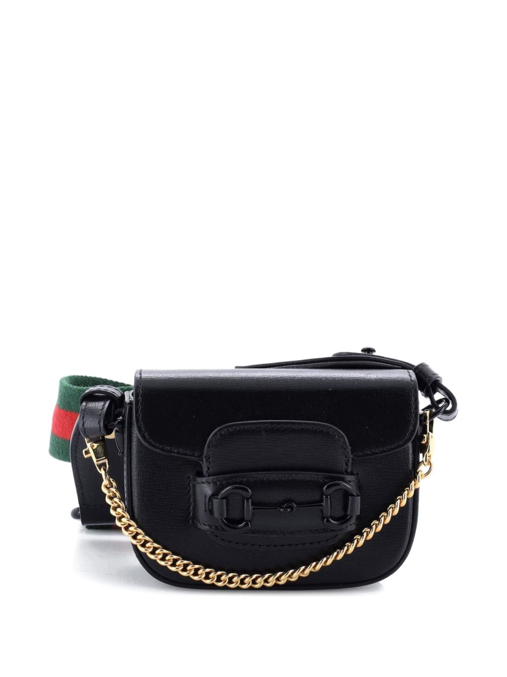 Horsebit 1955 Flap Wallet with Strap Leather crossbody bag
