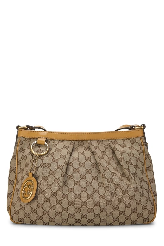 Yellow Original GG Canvas Sukey Messenger