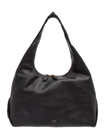 Leather Beatrice Hobo Bag Large