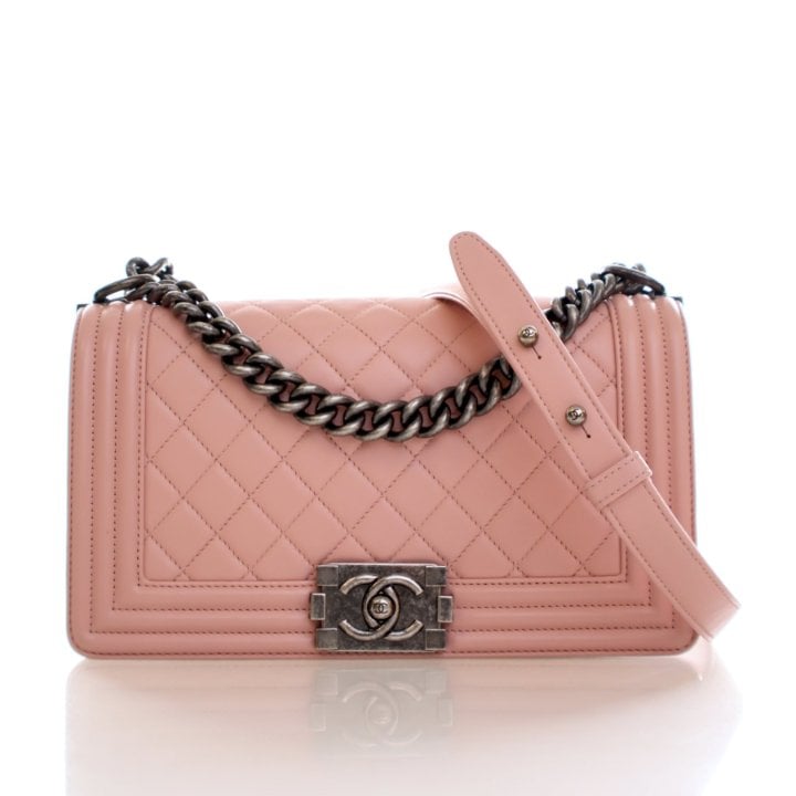 Chanel Medium Lambskin Boy Bag