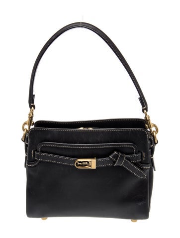 Leather Top Handle Bag