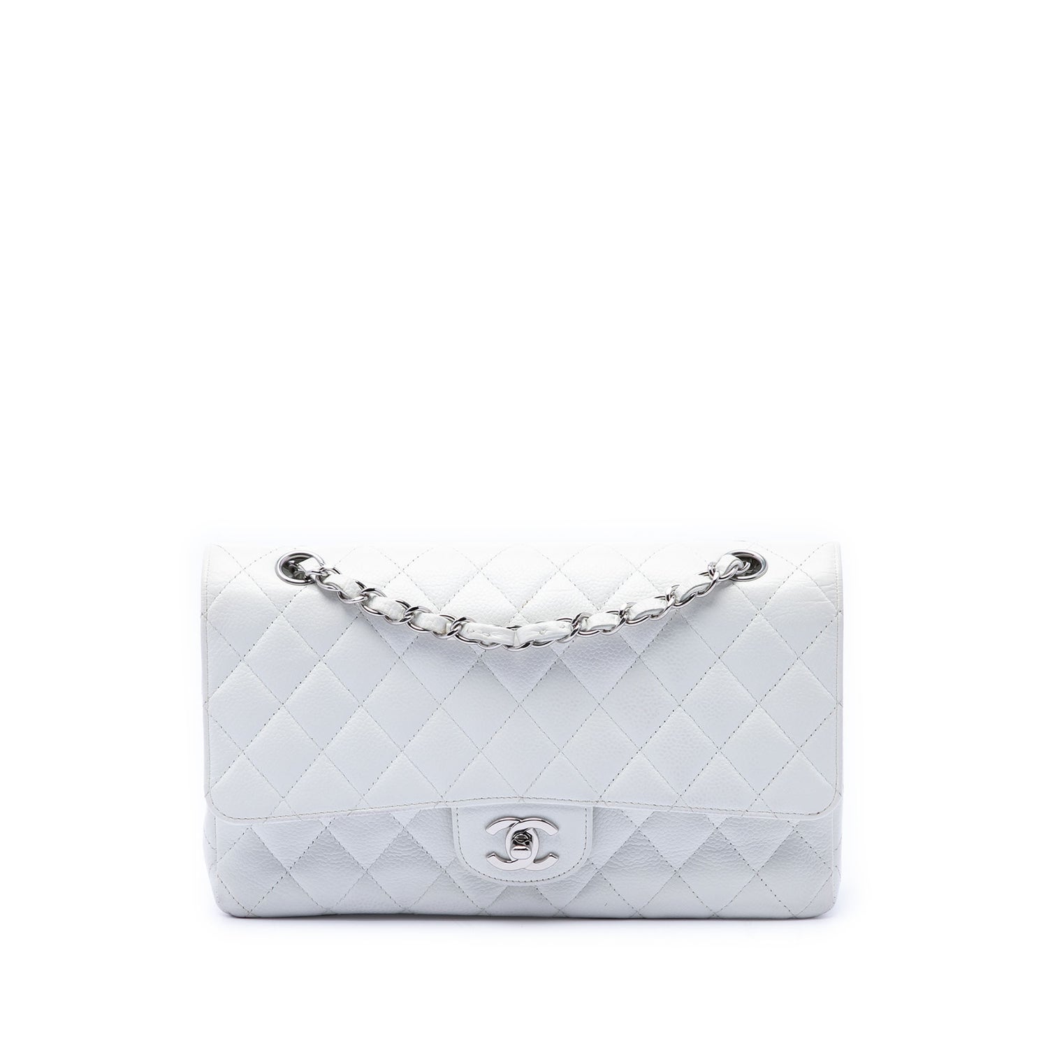 Medium Classic Caviar Double Flap
