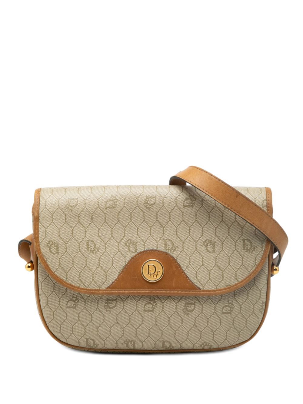 1980-1990 Honeycomb Coated Canvas crossbody bag