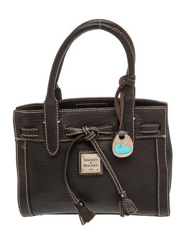 Leather Top Handle Bag