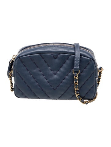 Mini Surpiqué Chevron Camera Bag