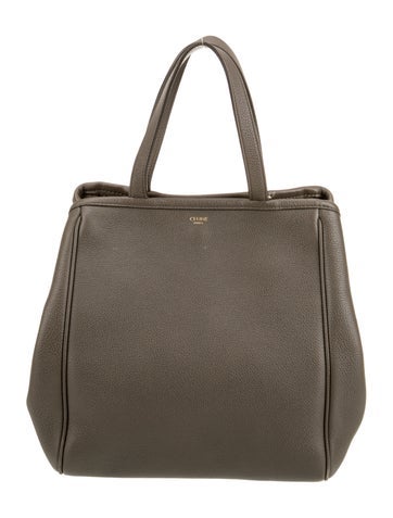 Celine Leather Cabas Small