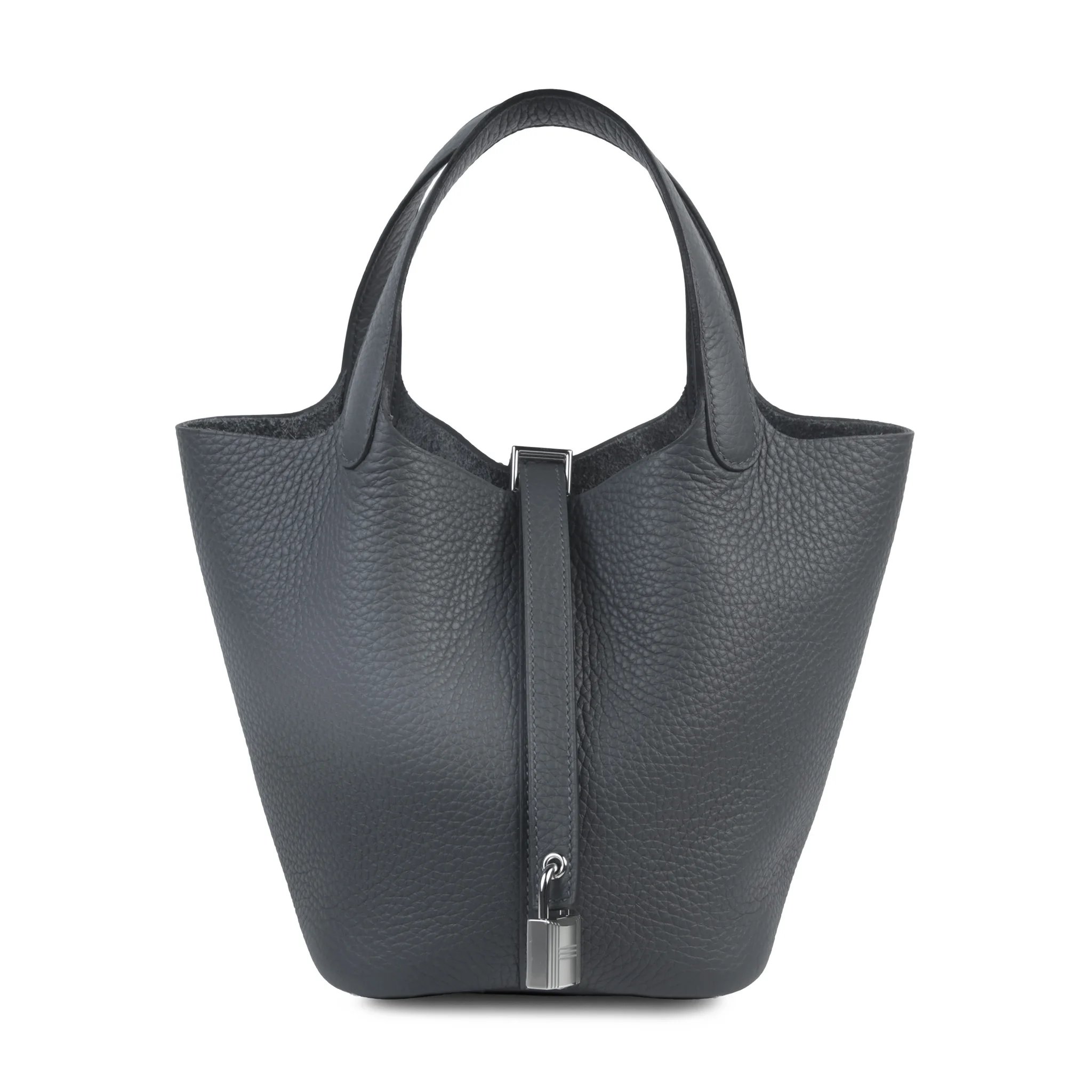 Brand New ( Rank N ) HERMÈS Picotin Lock PM Gris misty (H0) Clemence Palladium hardware G (2026)