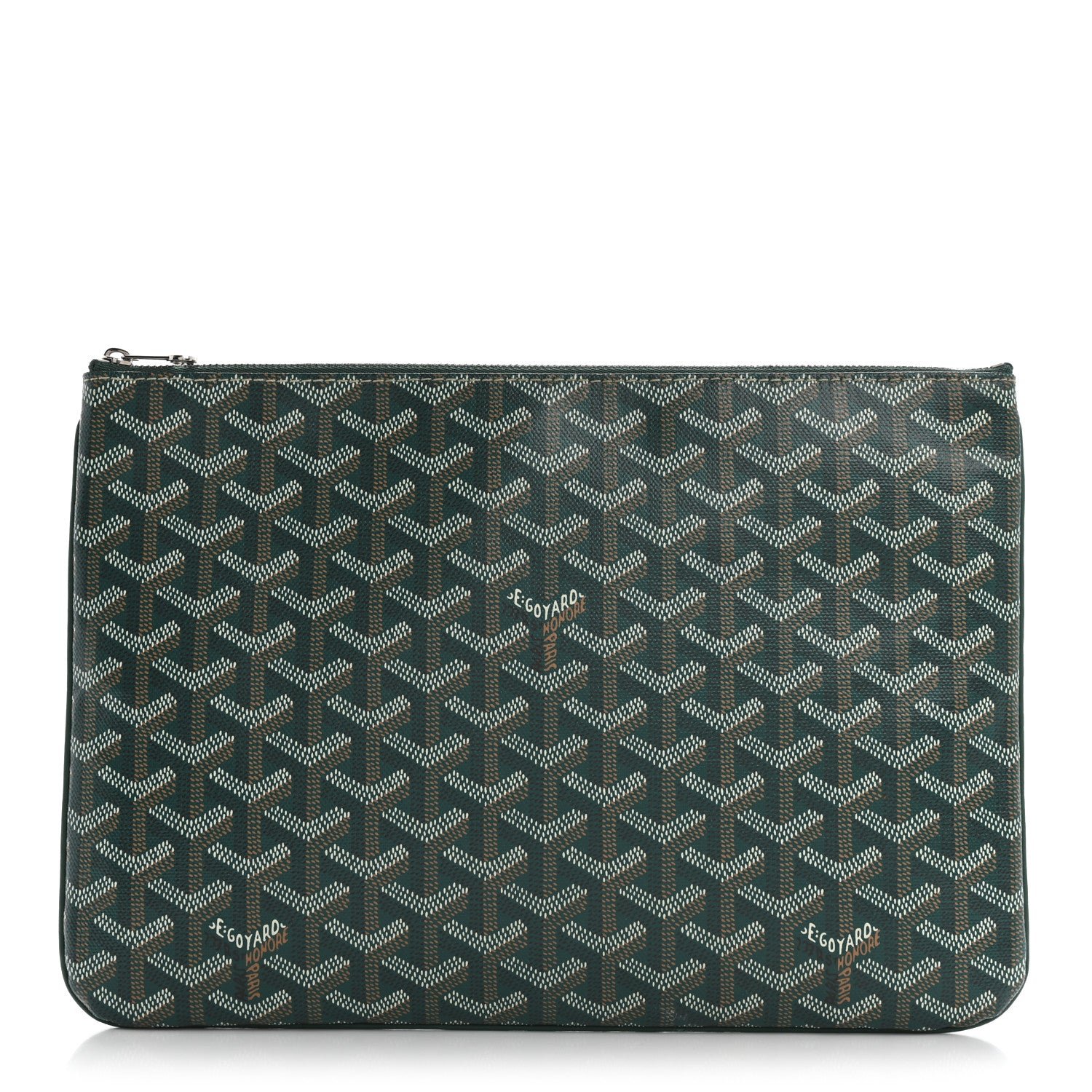 Goyard Goyardine Senat Pochette MM Green