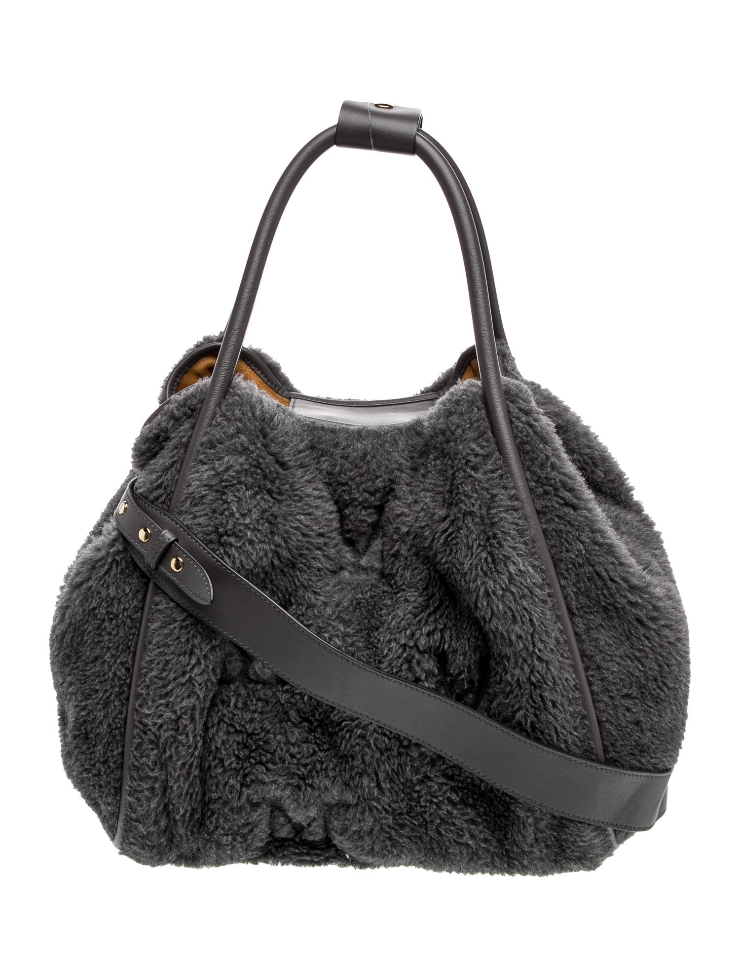 Max Mara Faux Fur Tote