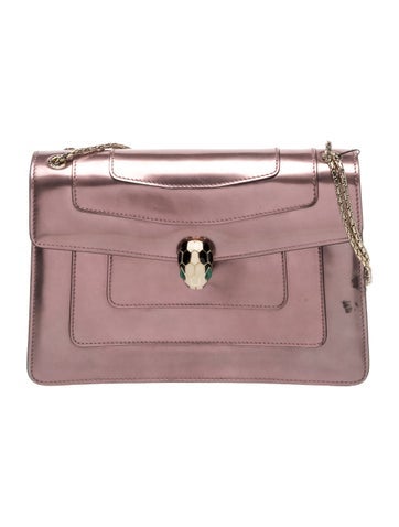 Bvlgari Patent Leather Shoulder Bag