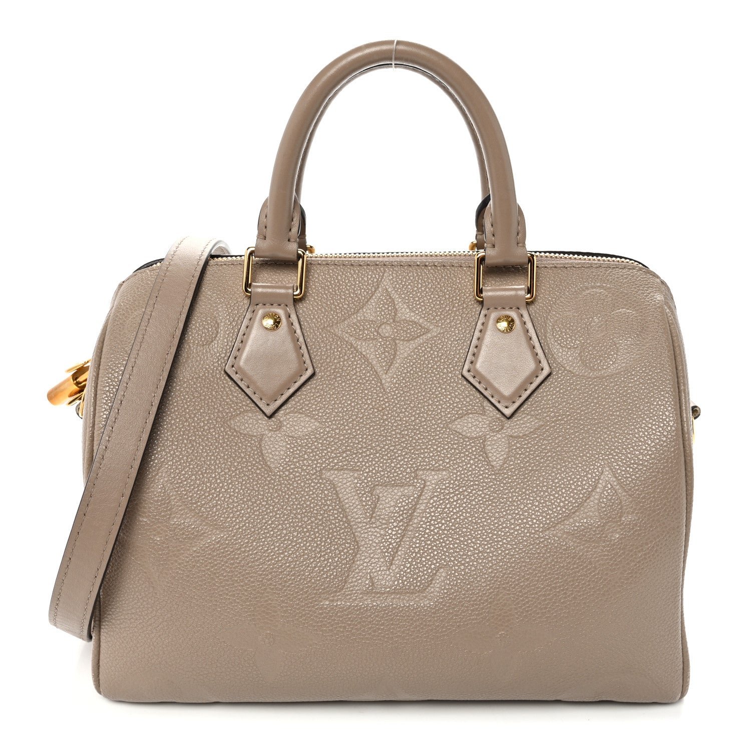Louis Vuitton Empreinte Monogram Giant Speedy Bandouliere 25 Tourterelle