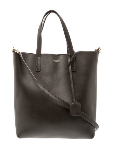 Leather North/South Shopping Tote Toy 2025