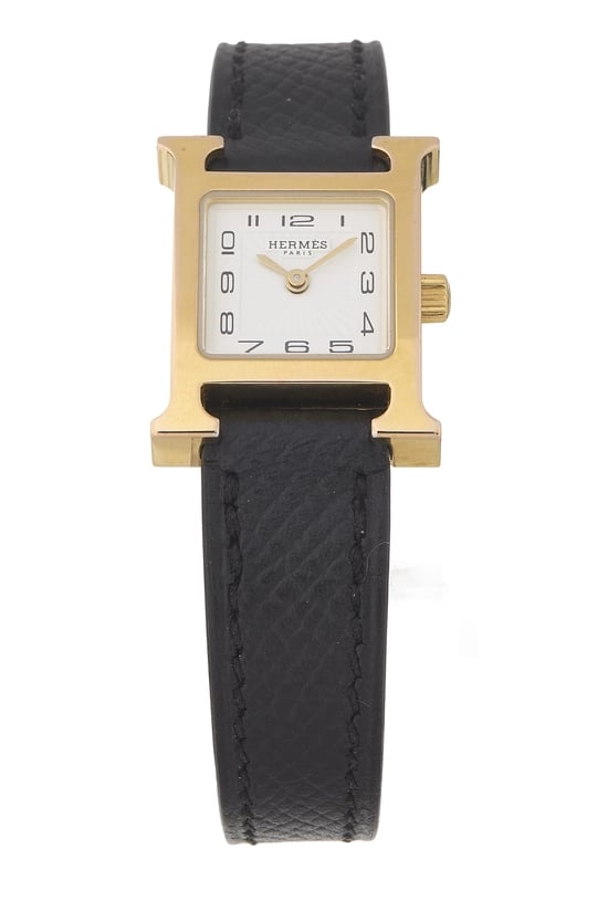 Black Heure H Watch Mini
