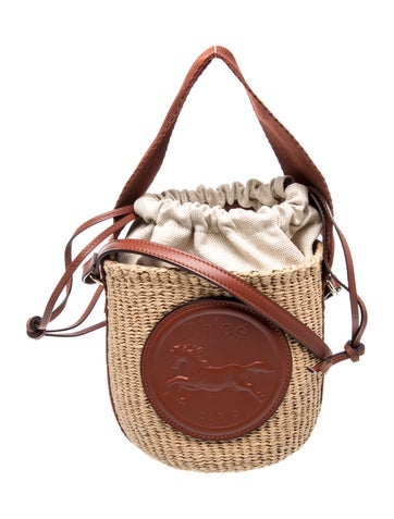 Straw Bucket Bag