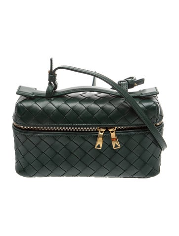 Intrecciato Bang Bang Intrecciato Leather Vanity Bag