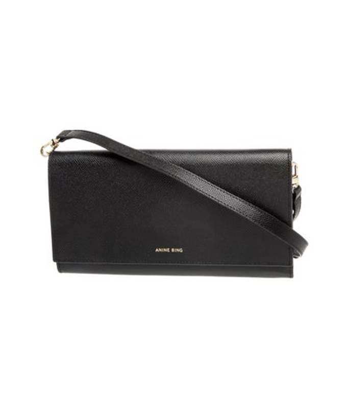 Anine Bing Bing Saffiano Leather Crossbody Bag