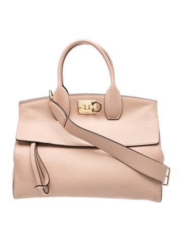 Leather Top Handle Bag