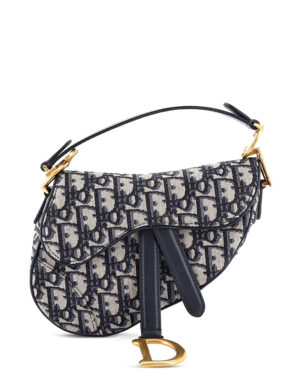 Saddle Handbag Oblique Canvas Mini shoulder bag