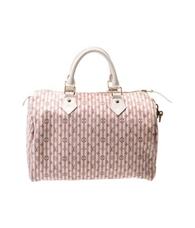 Louis Vuitton Vuitton Monogram Mini Lin Speedy 30