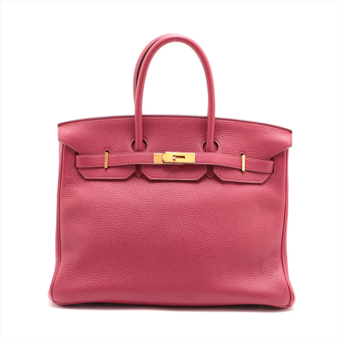 Hermès Birkin 35 Le Tournay Taurillon Clemence Tosca Gold Metal Fittings