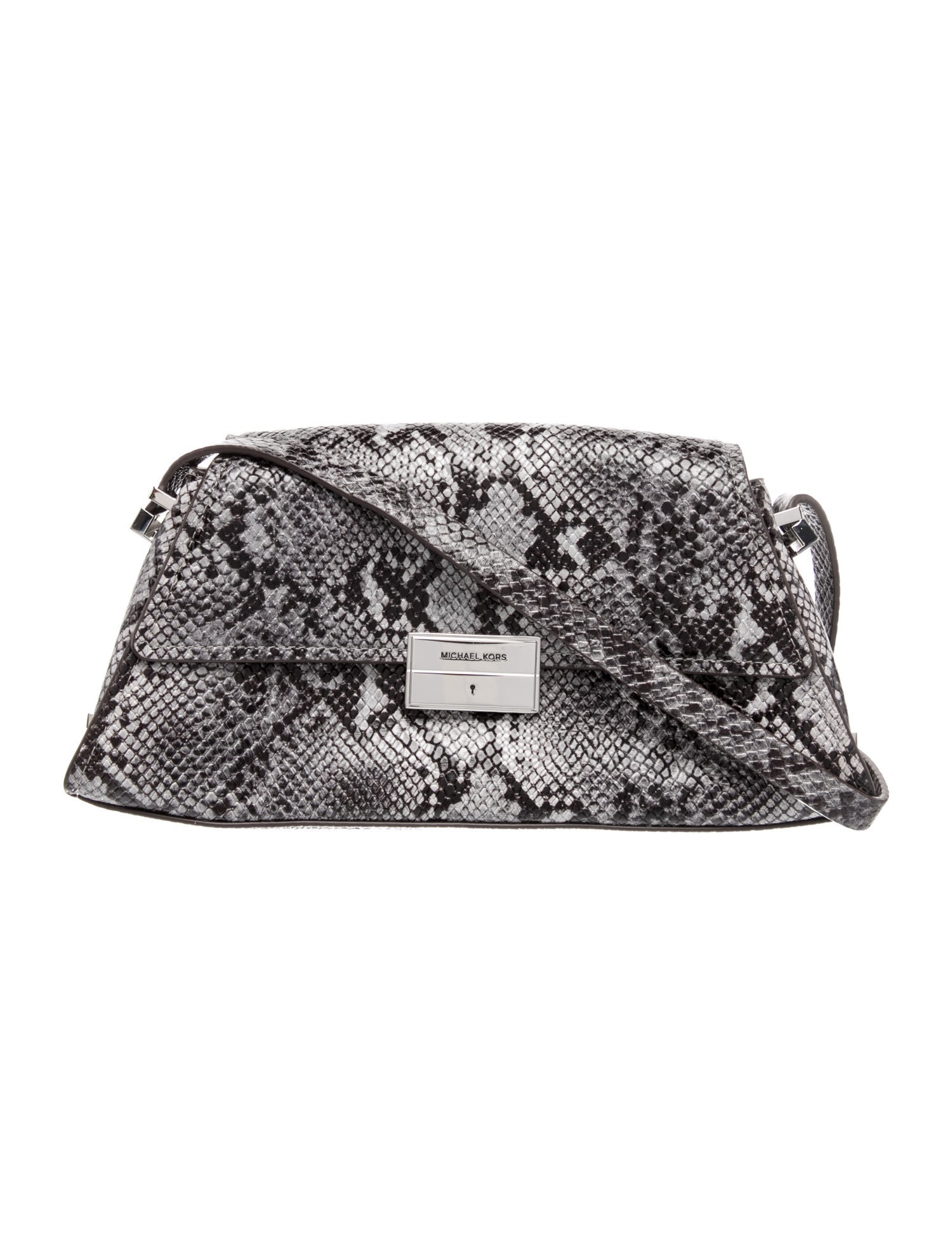 Embossed Leather Shoulder Bag