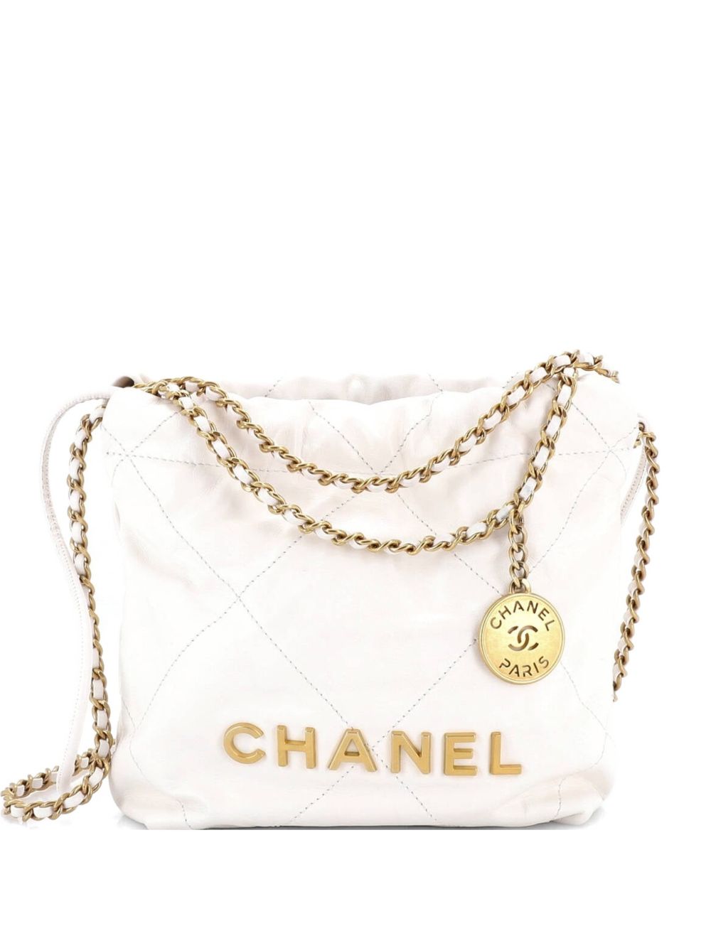 22 Chain Hobo Quilted Calfskin Mini crossbody bag